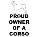 Cane Corso Proud Owner - Adult Unisex Hoodie Sweatshirt
