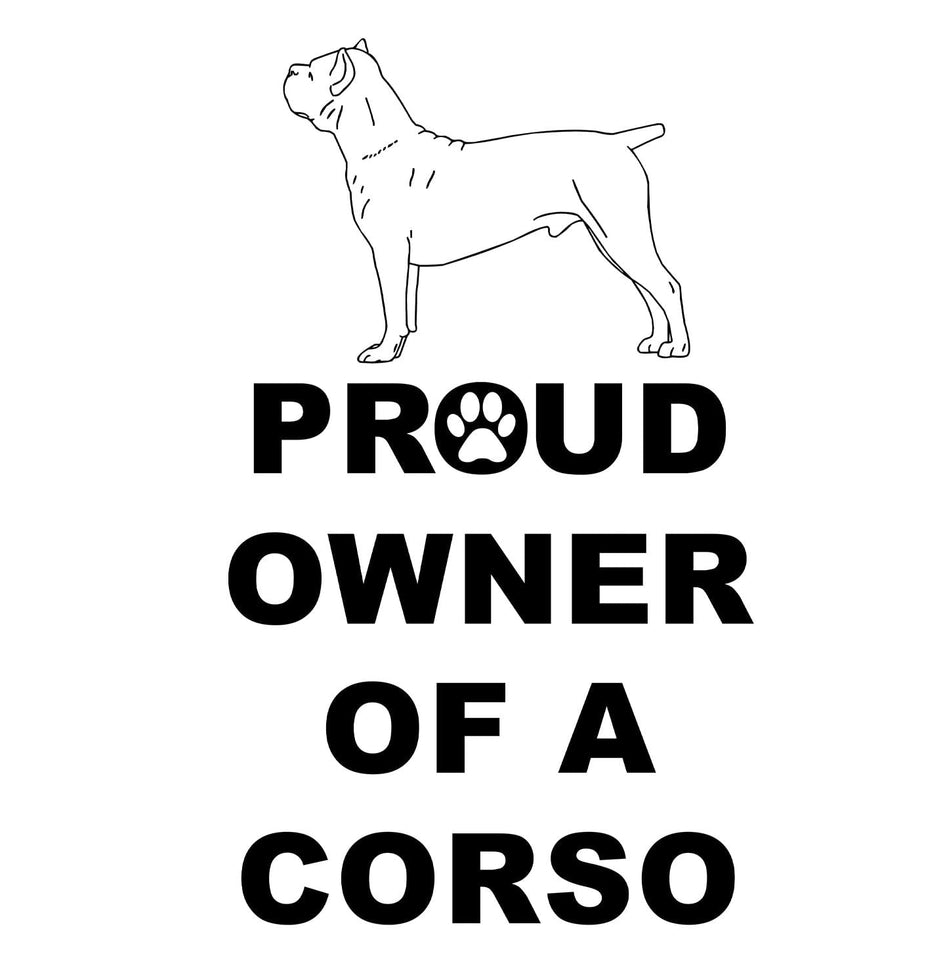 Cane Corso Proud Owner - Adult Unisex Hoodie Sweatshirt