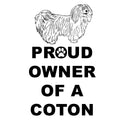 Coton de Tulear Proud Owner - Women's V-Neck T-Shirt