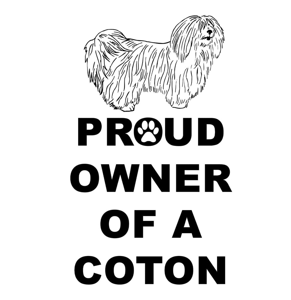 Coton de Tulear Proud Owner - Women's V-Neck T-Shirt