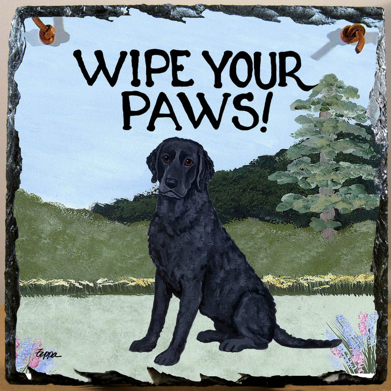 Curly-Coated Retriever Slate Sign