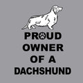 Longhaired Dachshund Proud Owner - Adult Unisex Hoodie Sweatshirt