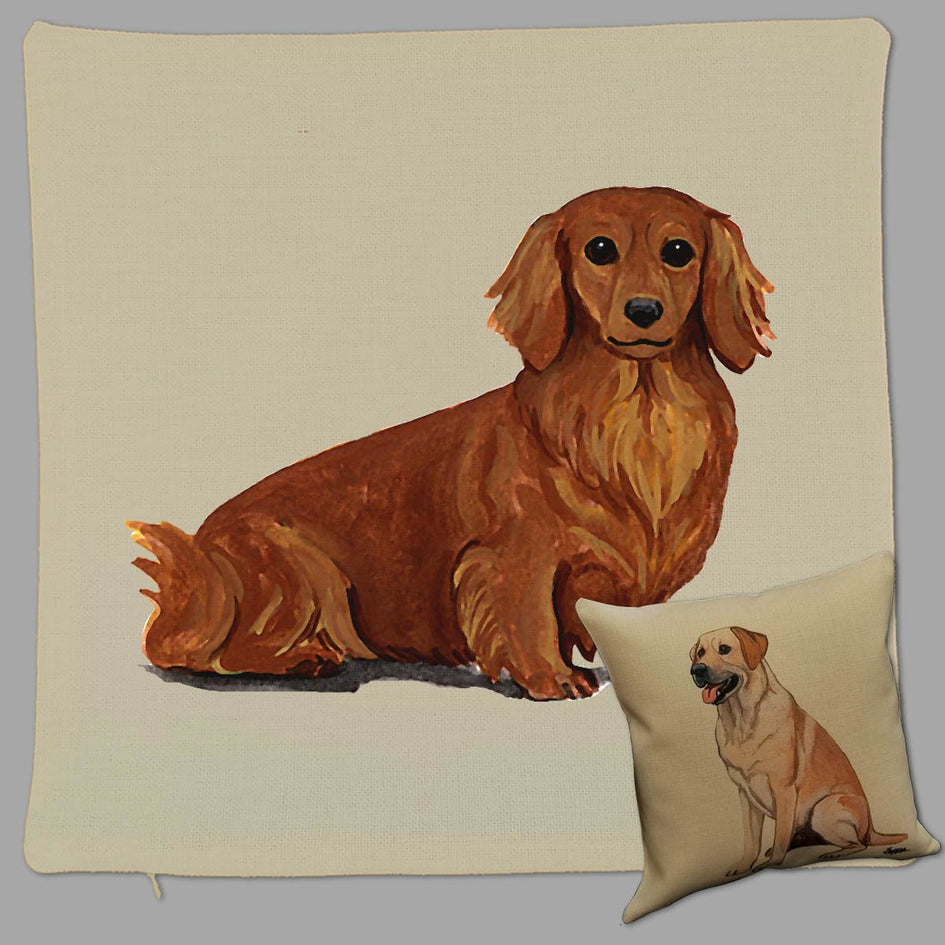 Dachshund Pillow Cover