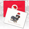 Dachshund, Wirehaired Christmas Note Cards