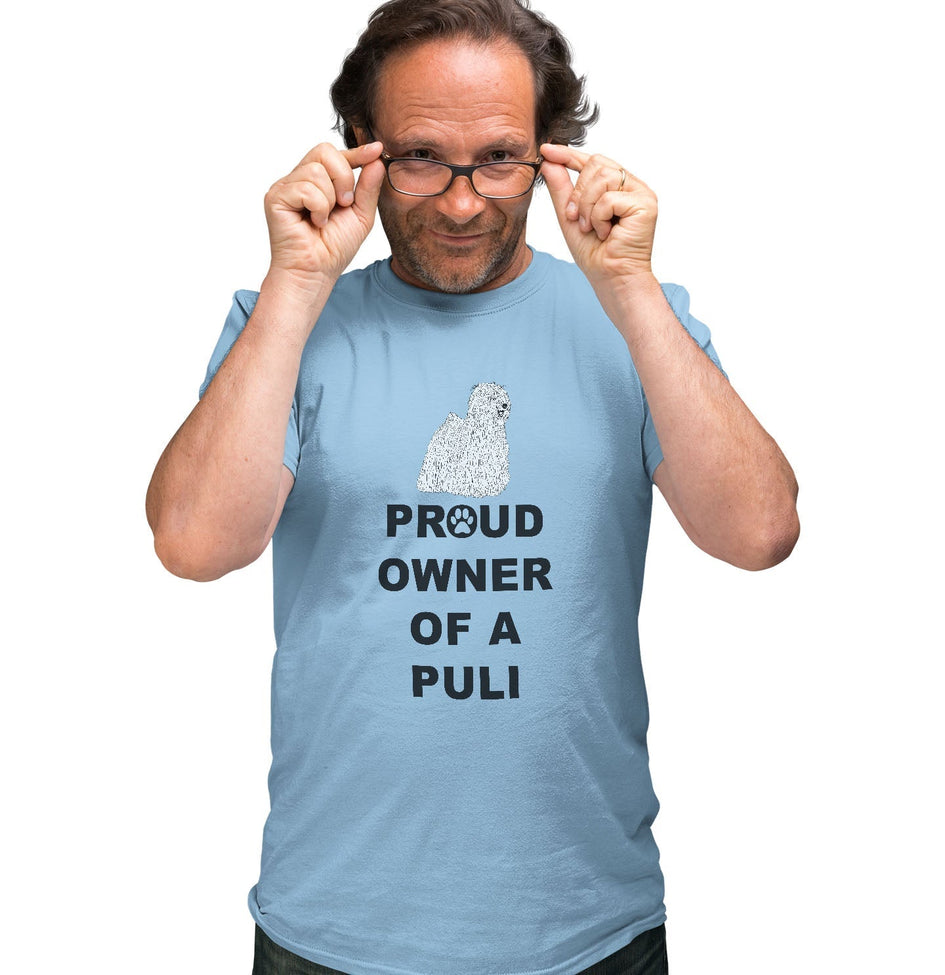 White Puli Proud Owner - Adult Unisex T-Shirt
