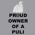 White Puli Proud Owner - Adult Unisex Crewneck Sweatshirt