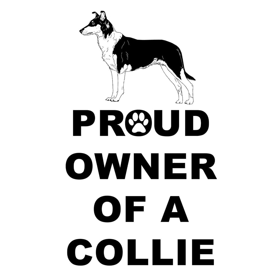 Collie Proud Owner - Adult Unisex Hoodie Sweatshirt