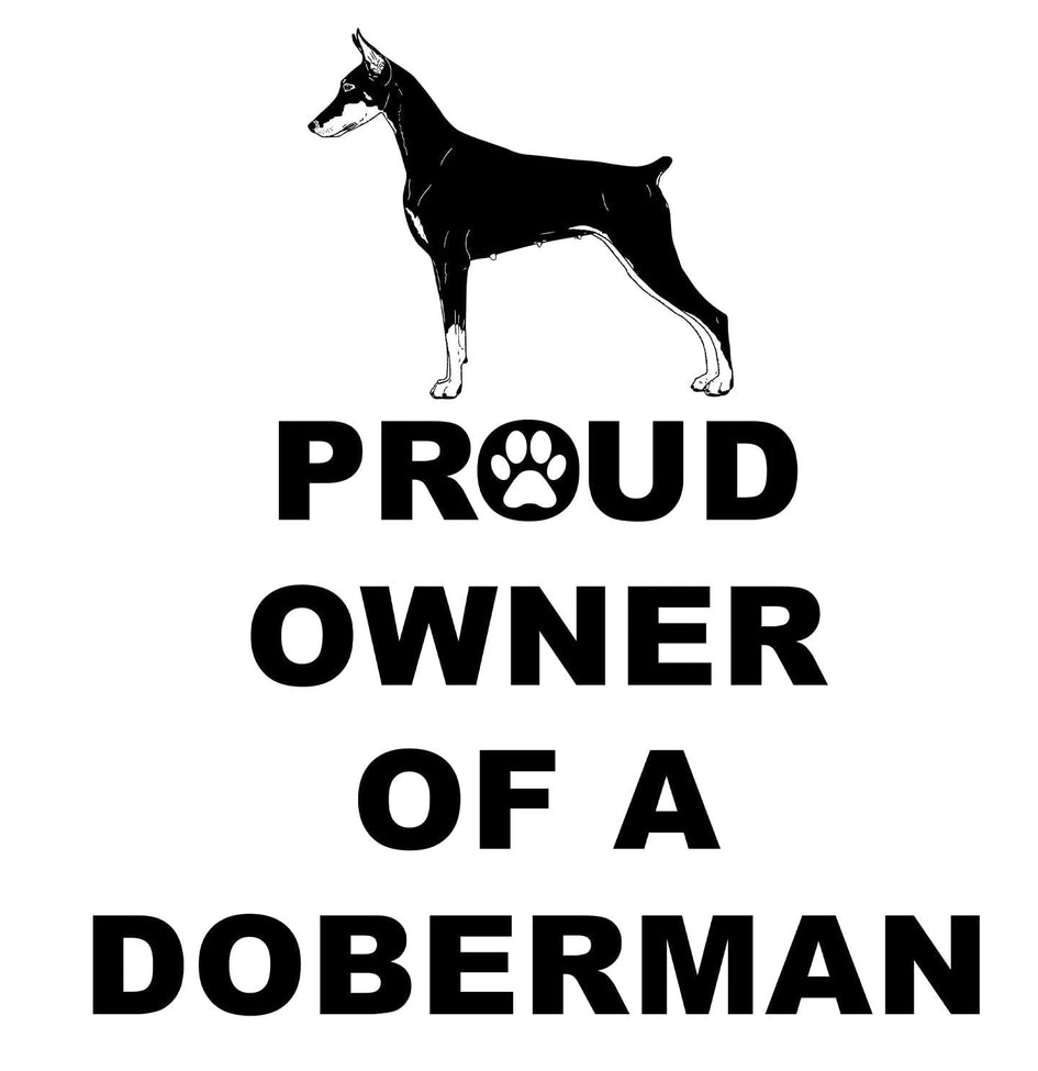 Doberman Pinscher Proud Owner - Women's V-Neck T-Shirt