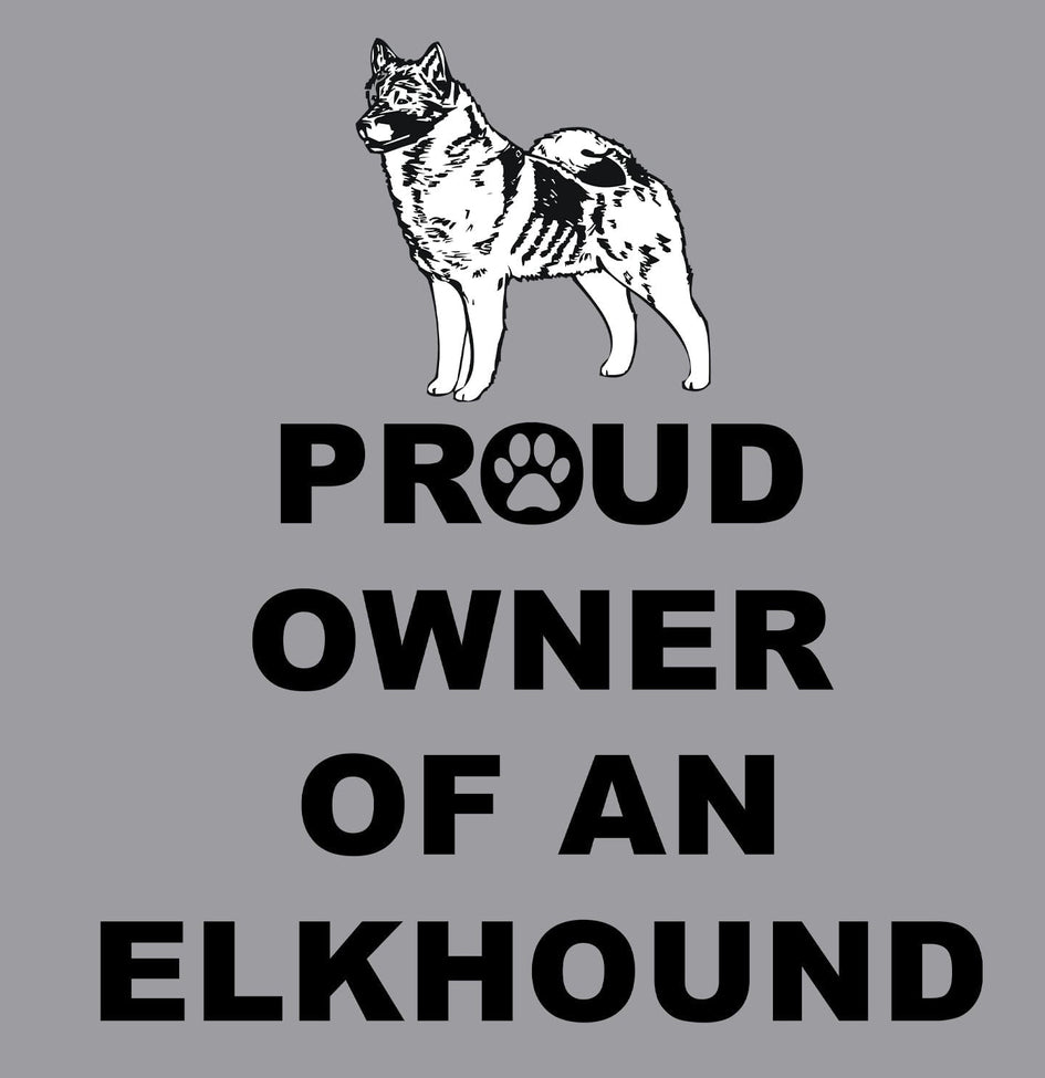 Norwegian Elkhound Proud Owner - Women's V-Neck T-Shirt