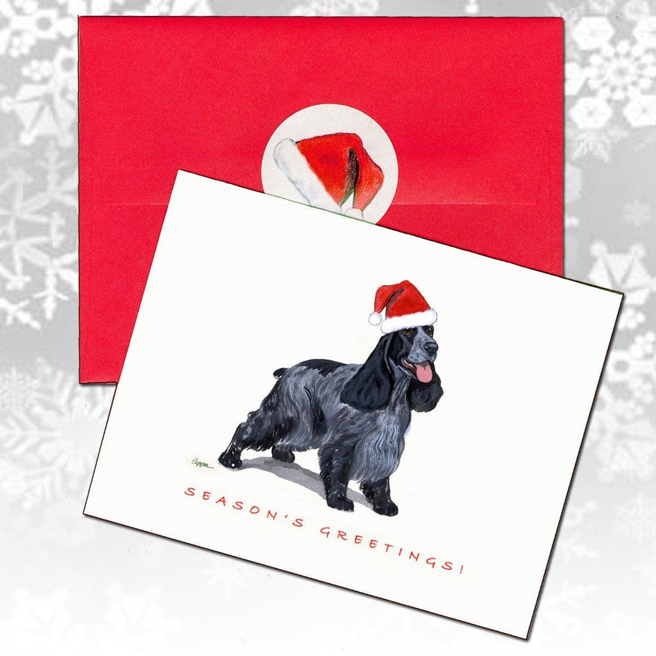English Cocker Spaniel Christmas Note Cards