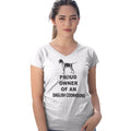 American English Coonhound Proud Owner - Women's V-Neck T-Shirt