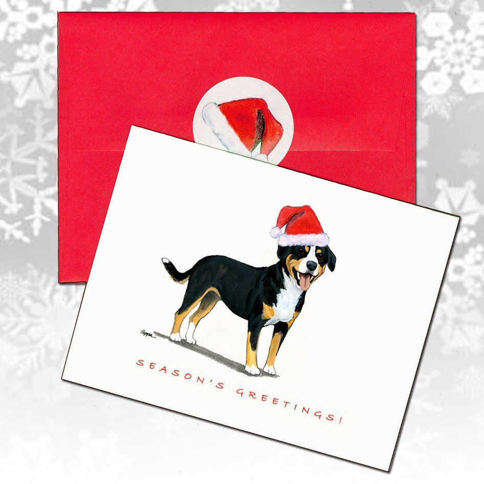 Entlebucher Mountain Dog Christmas Note Cards
