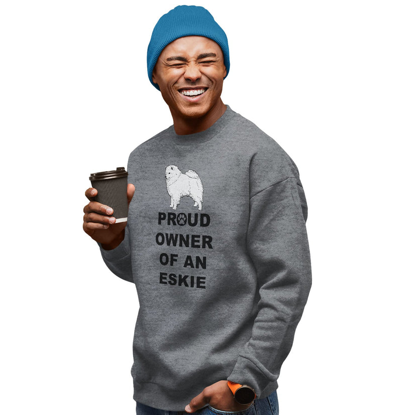 American Eskimo Dog Proud Owner - Adult Unisex Crewneck Sweatshirt