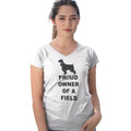 Field Spaniel Proud Owner - Women's V-Neck T-Shirt