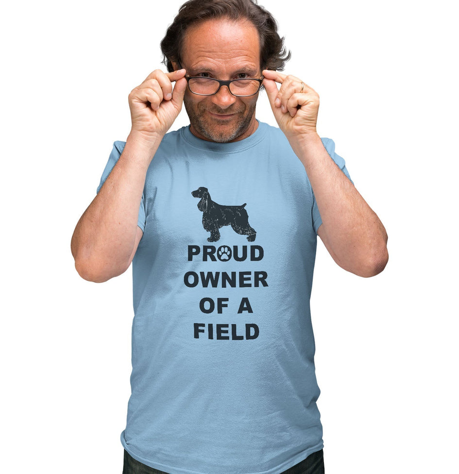 Field Spaniel Proud Owner - Adult Unisex T-Shirt