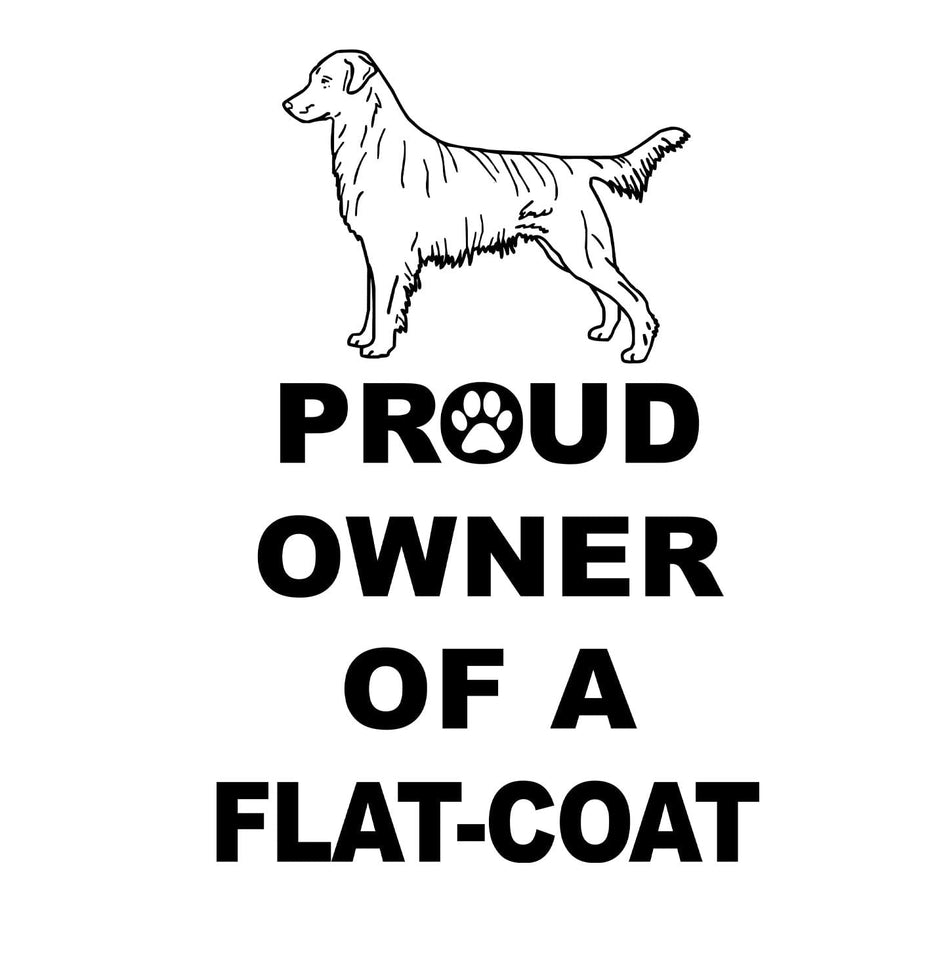 Flat-Coated Retriever Proud Owner - Adult Unisex Hoodie Sweatshirt