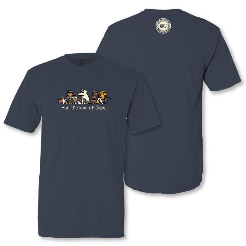 For The Love Of Dogs - Classic Tee, Blue