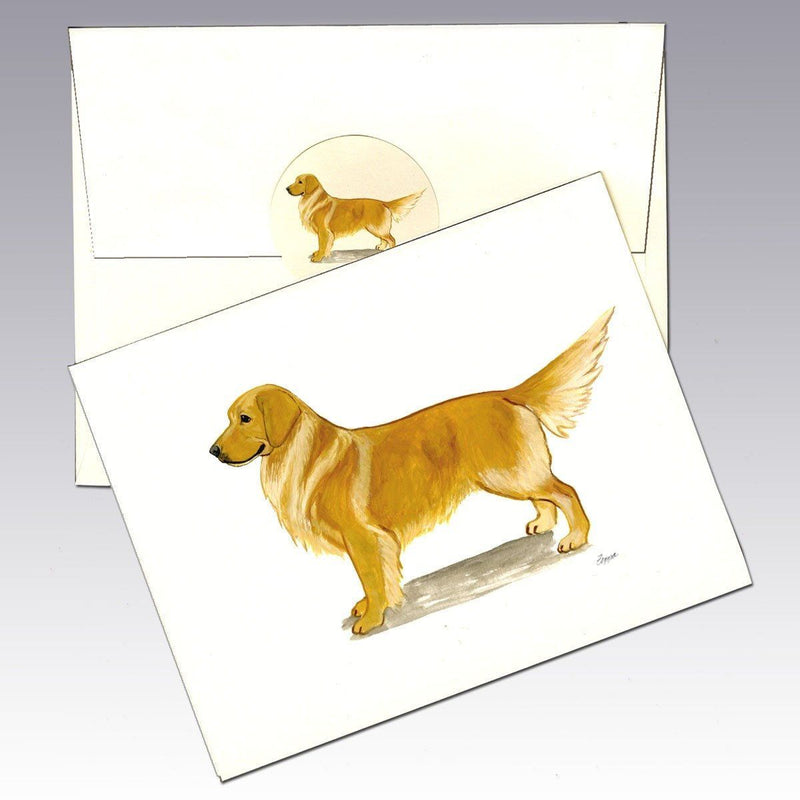 Golden Retriever Note Cards