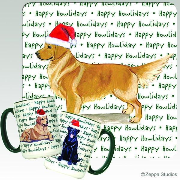Golden Retriever Holiday Mug