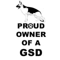 German Shepherd Dog Proud Owner - Adult Unisex Hoodie Sweatshirt