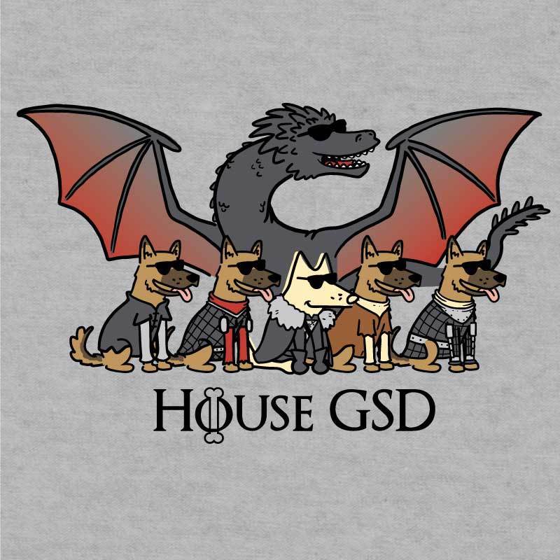 House GSD - Ladies T-Shirt V-Neck
