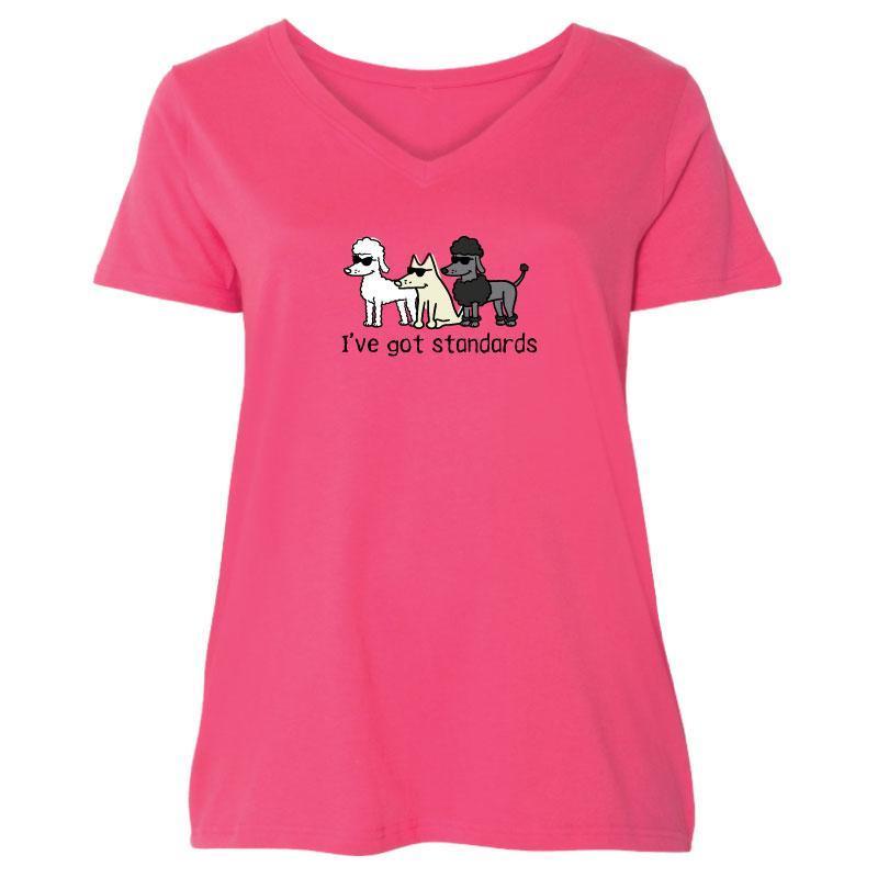 I've Got Standards - Ladies Plus V-Neck Tee