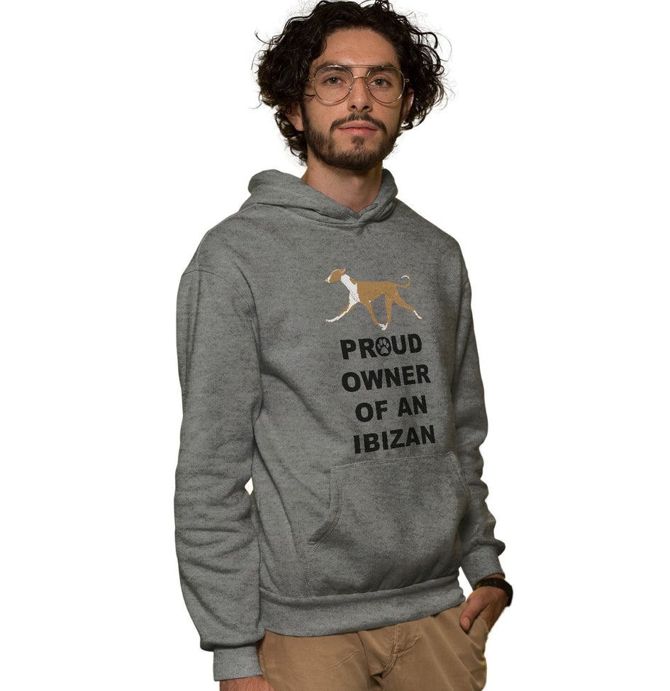 Ibizan Hound Proud Owner - Adult Unisex Hoodie Sweatshirt