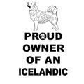 Icelandic Sheepdog Proud Owner - Adult Unisex Hoodie Sweatshirt