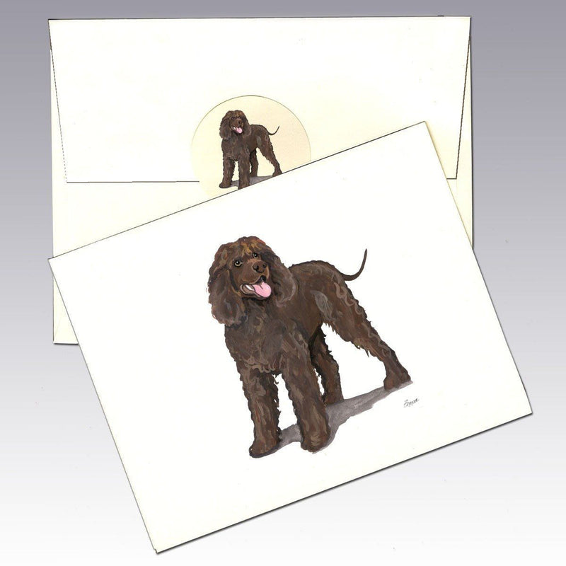 Irish Water Spaniel Note Cards