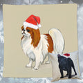 Japanese Chin Santa Pillow Cover