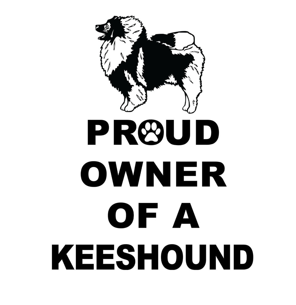 Keeshond Proud Owner - Adult Unisex Hoodie Sweatshirt