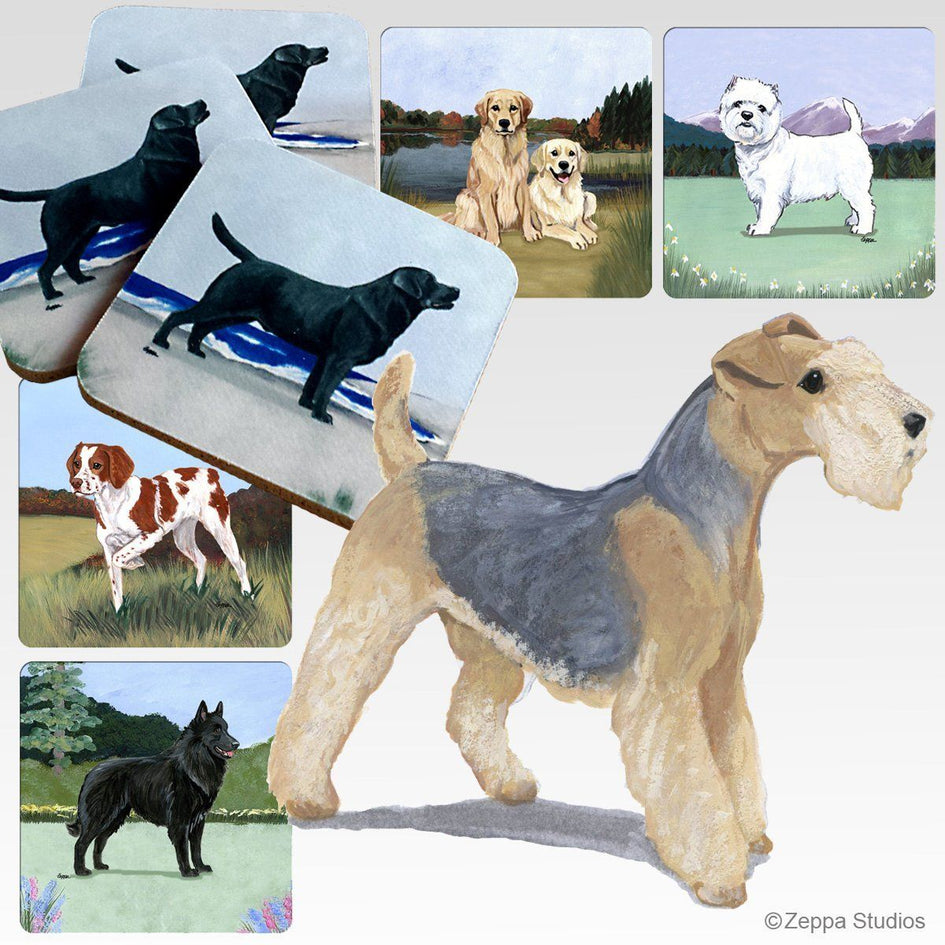 Lakeland Terrier Scenic Square Coaster