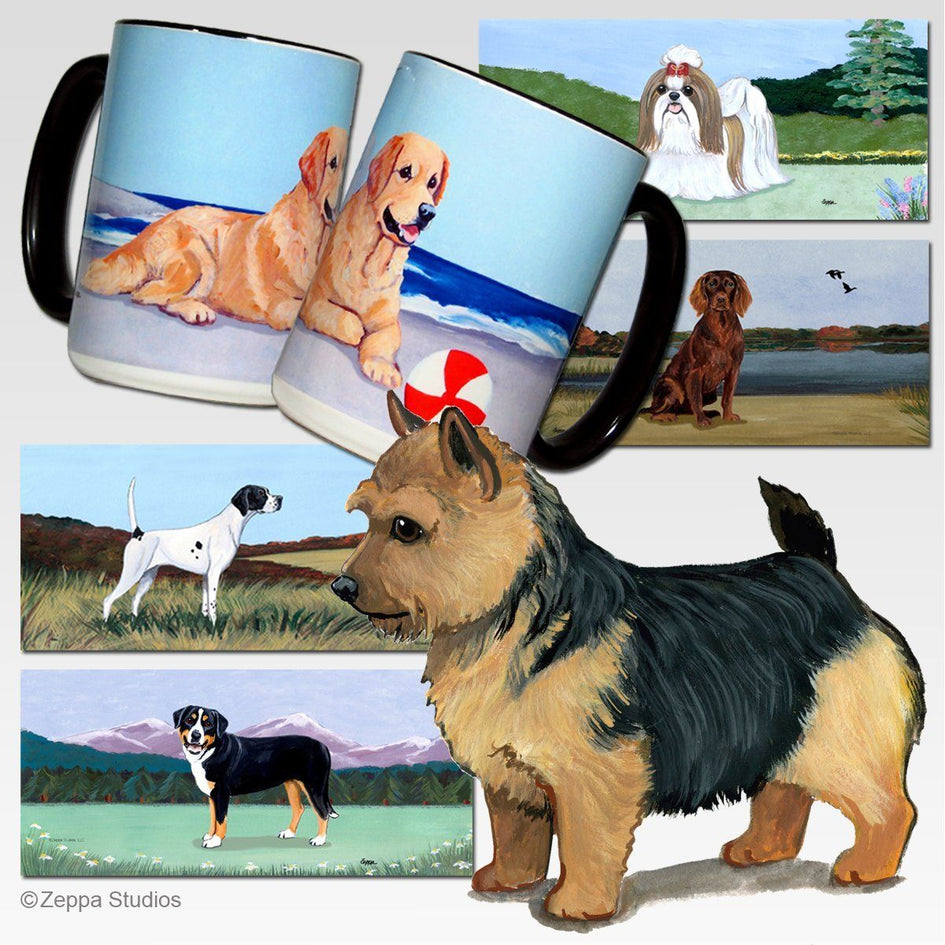 Norwich Terrier Scenic Mug