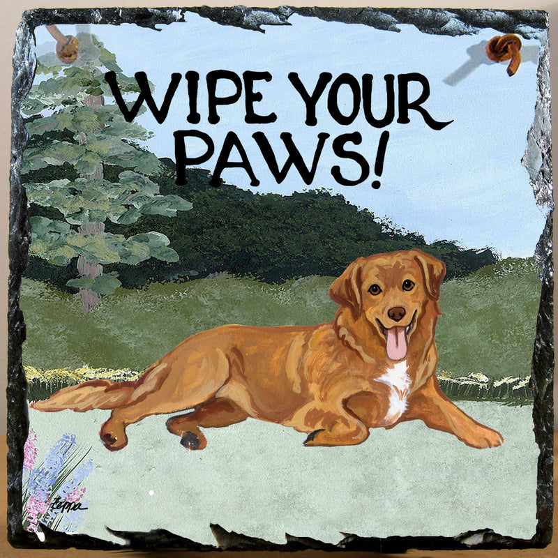 Nova Scotia Duck Tolling Retriever Slate Sign