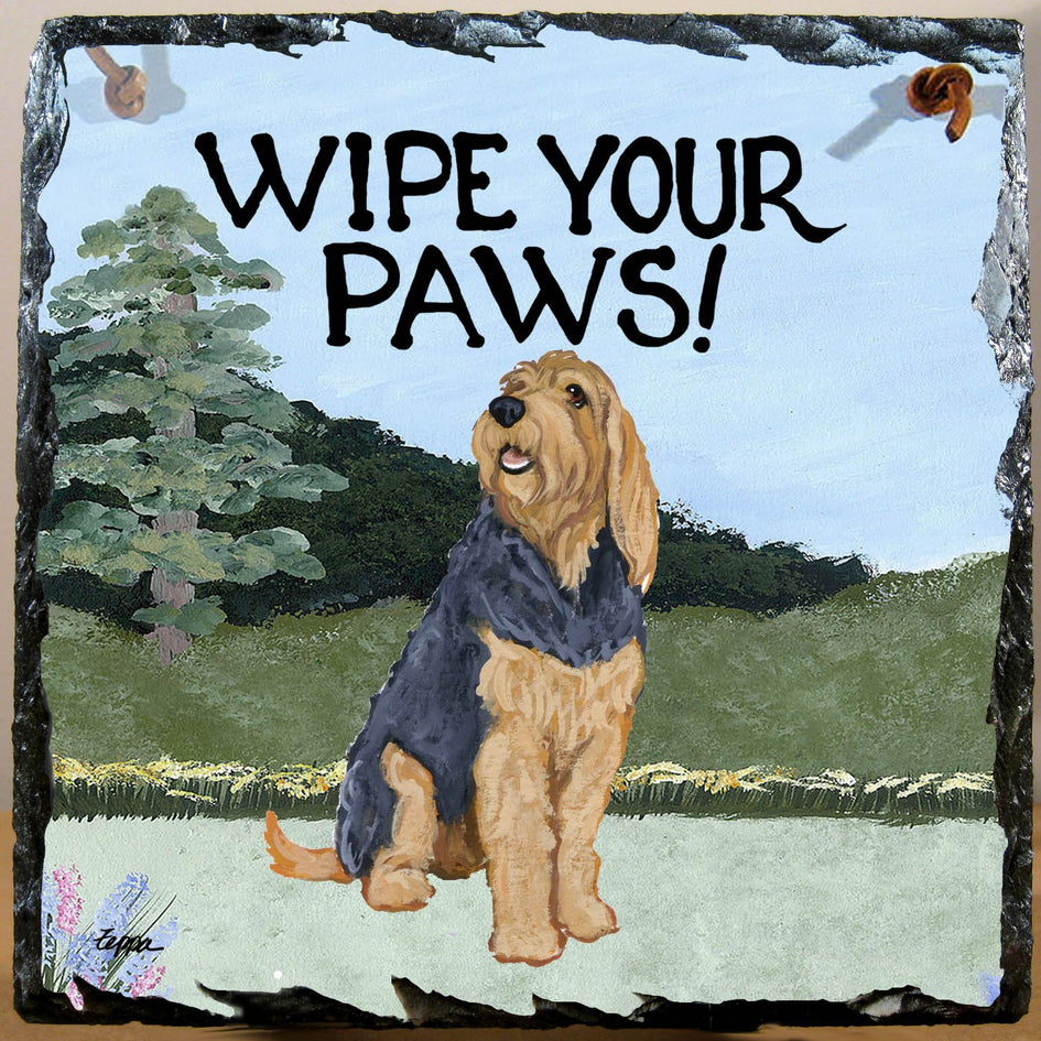 Otterhound Slate Sign