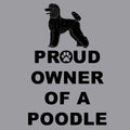 Black Poodle Proud Owner - Adult Unisex Crewneck Sweatshirt