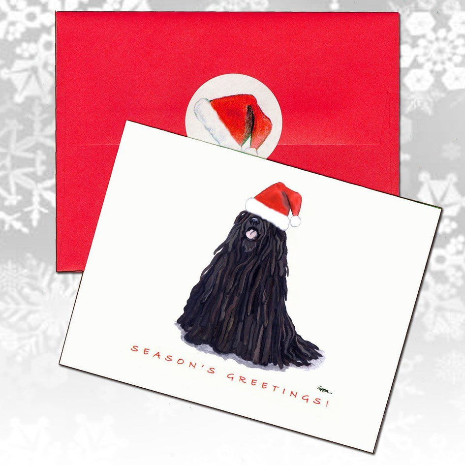 Puli Christmas Note Cards