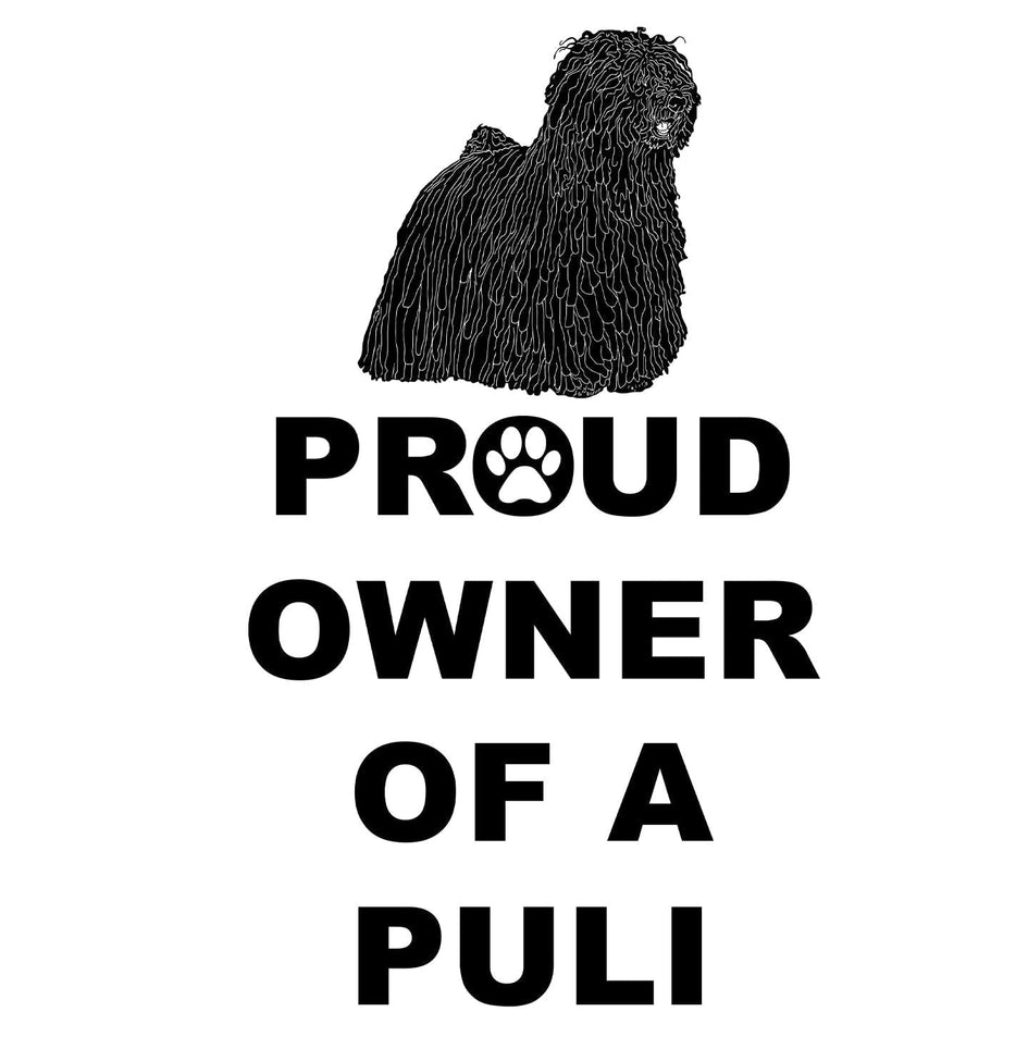 Puli Proud Owner - Women's V-Neck T-Shirt