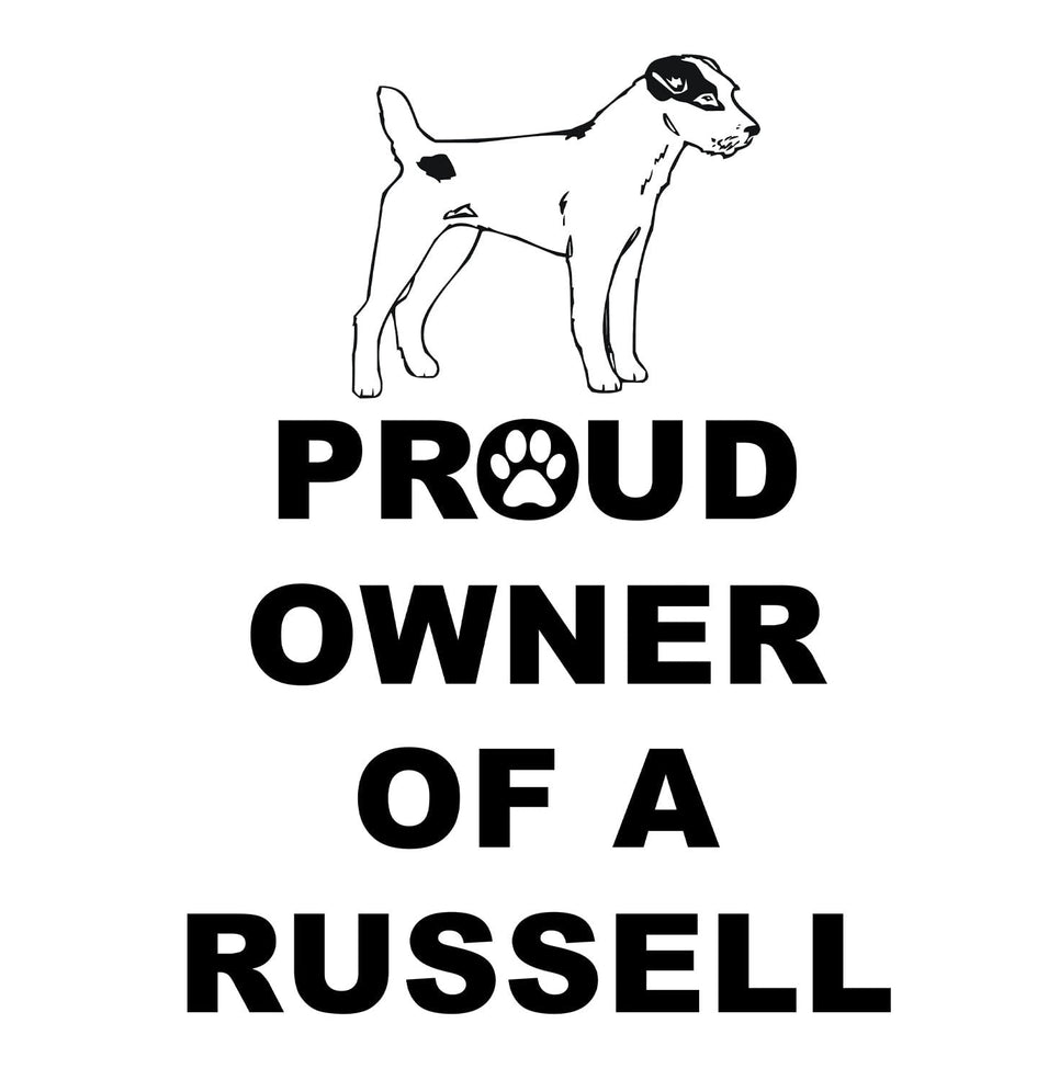 Russell Terrier Proud Owner - Adult Unisex Hoodie Sweatshirt