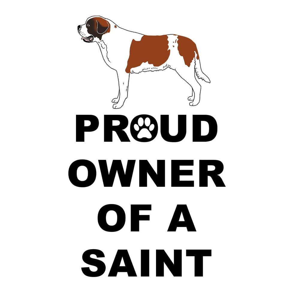 Saint Bernard Proud Owner - Adult Unisex Hoodie Sweatshirt