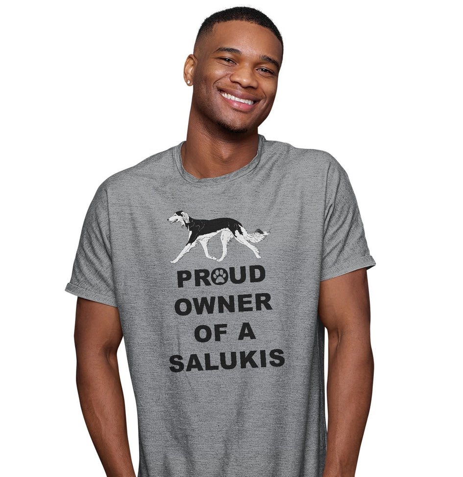 Saluki Proud Owner - Adult Unisex T-Shirt
