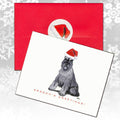 Schnauzer Christmas Note Cards