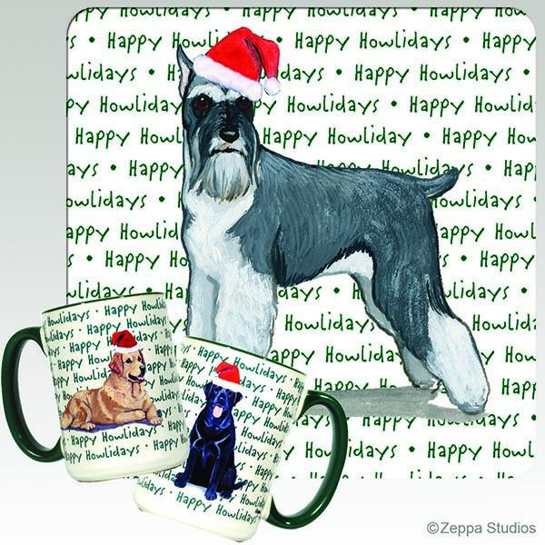 Schnauzer Holiday Mug
