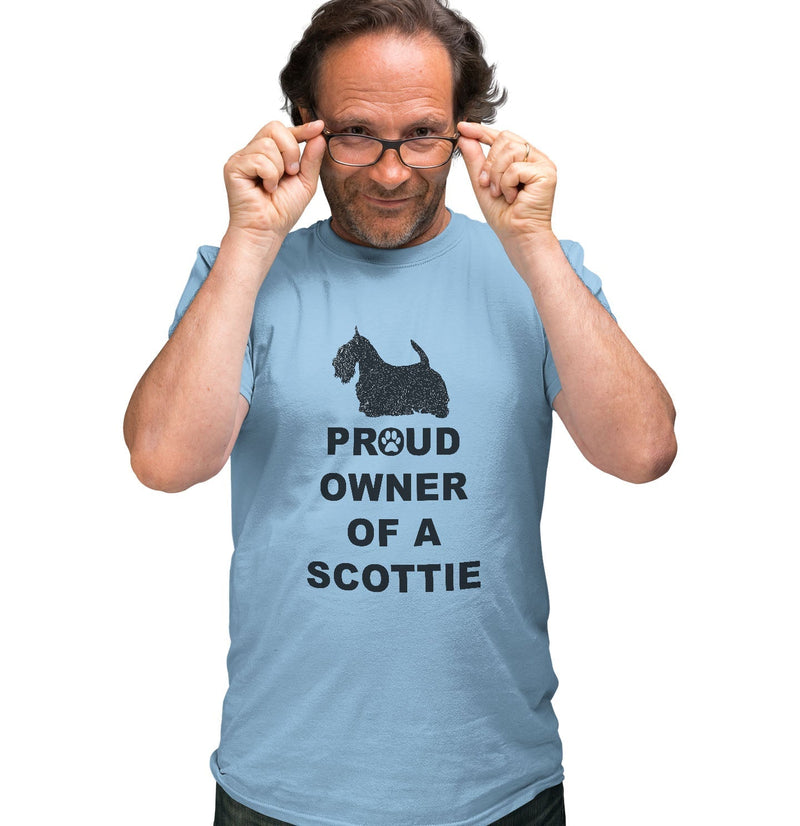 Scottish Terrier Proud Owner - Adult Unisex T-Shirt