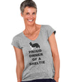 Shetland Sheepdog Proud Owner - Women's V-Neck T-Shirt