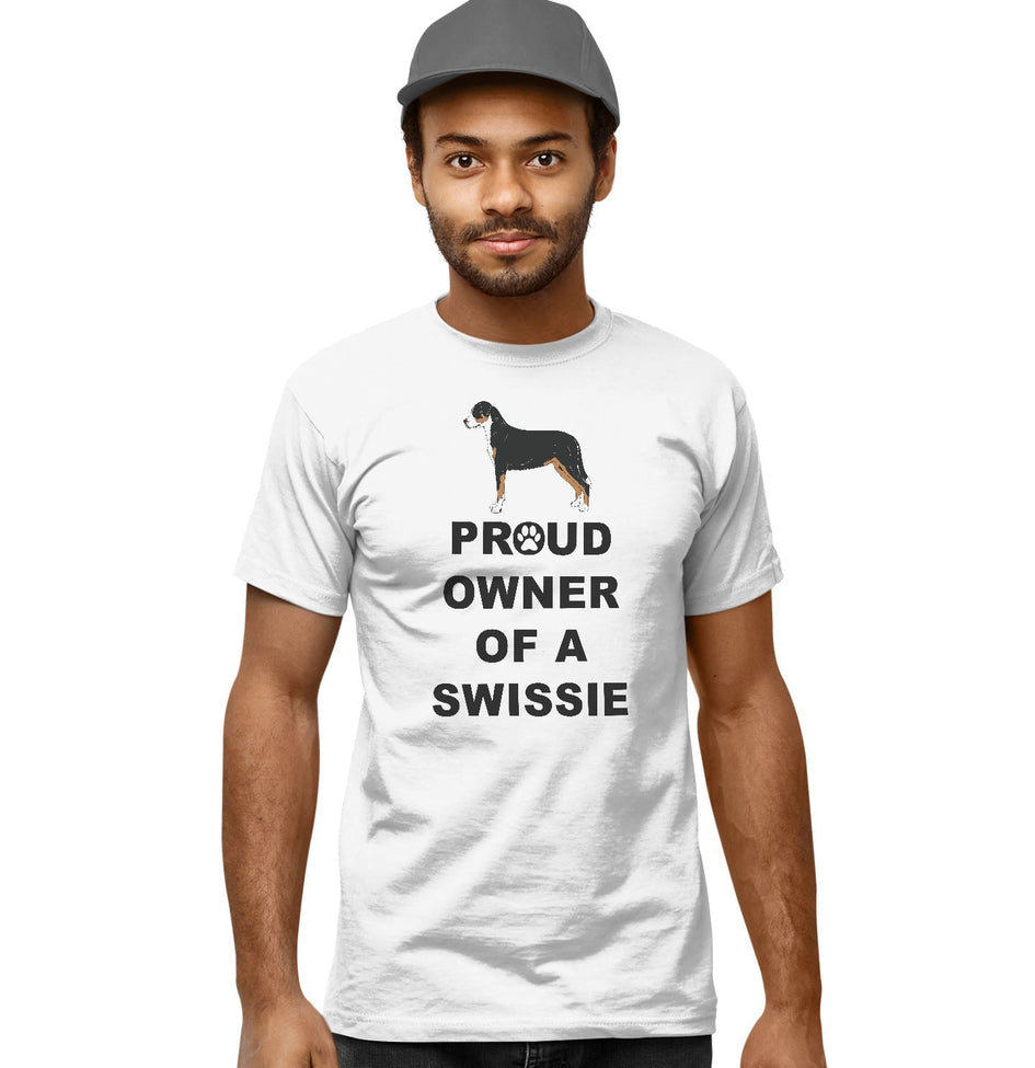 Greater Swiss Mountain Dog Proud Owner - Adult Unisex T-Shirt
