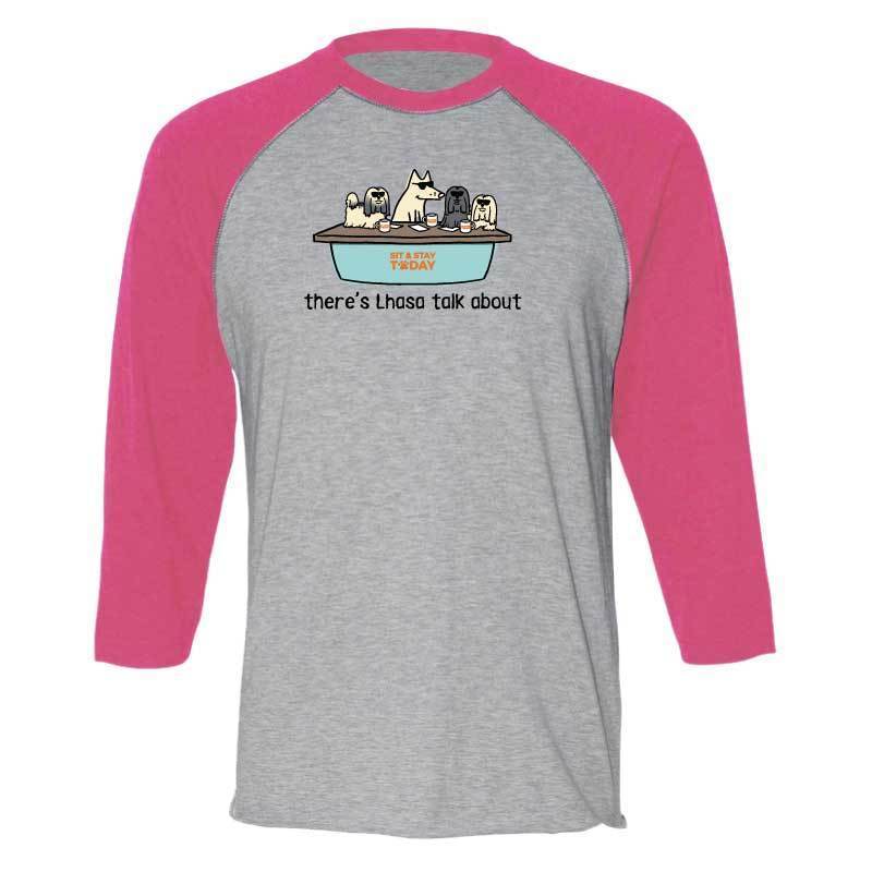 There's Lhasa Talk About - Baseball Shirt