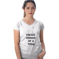 Tosa Proud Owner - Women's V-Neck T-Shirt