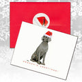 Weimaraner Christmas Note Cards