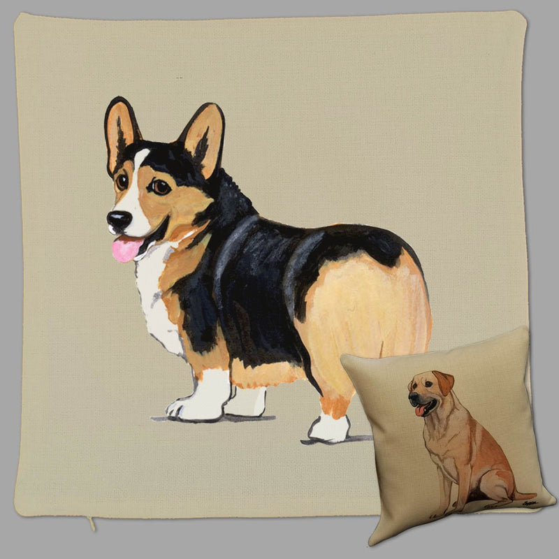 Pembroke Welsh Corgi Pillow Cover